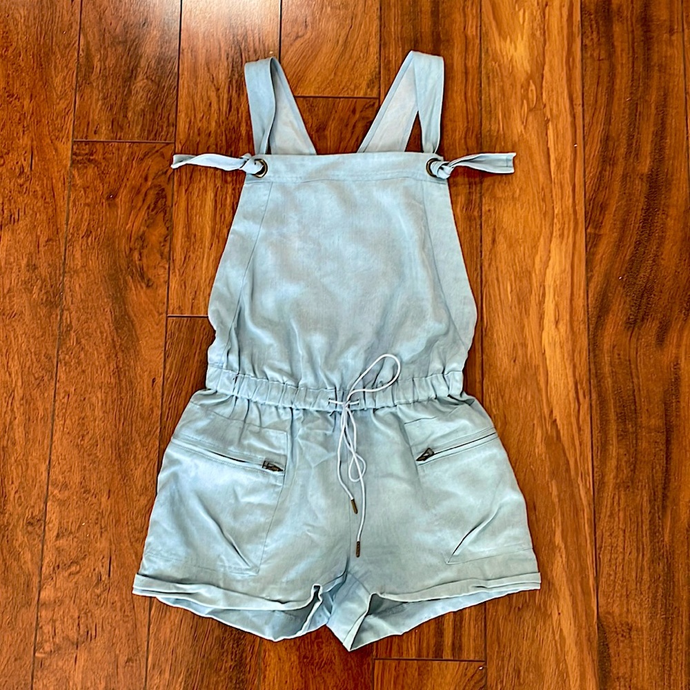 Monk & Lou // Light Blue Romper